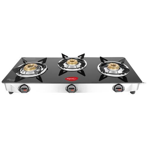 Buy online stainless steel three burner cooking range in India at best  price.