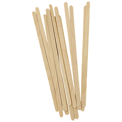 Kaesi 100pcs Stir Stick Smooth Disposable Wood Easy to Use Durable Coffee Stirrer for Home, Size: 19, 19cm