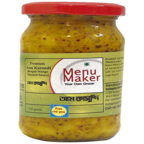 Buy Menu Maker Premium Aam Kasundi/Bengali Mango Mustard Sauce Online ...