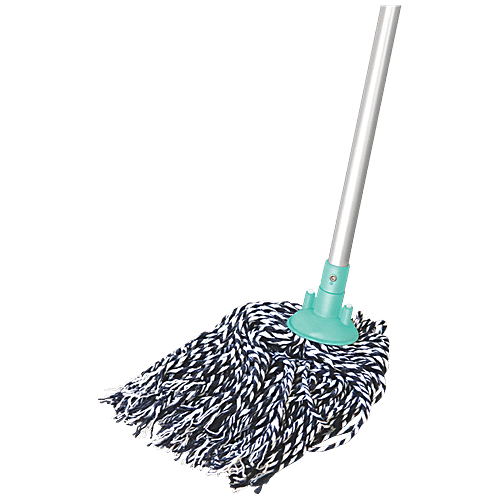 Buy Milton - Spotzero Eco Deck Mop - Iron Rod & Cotton, Adjustable