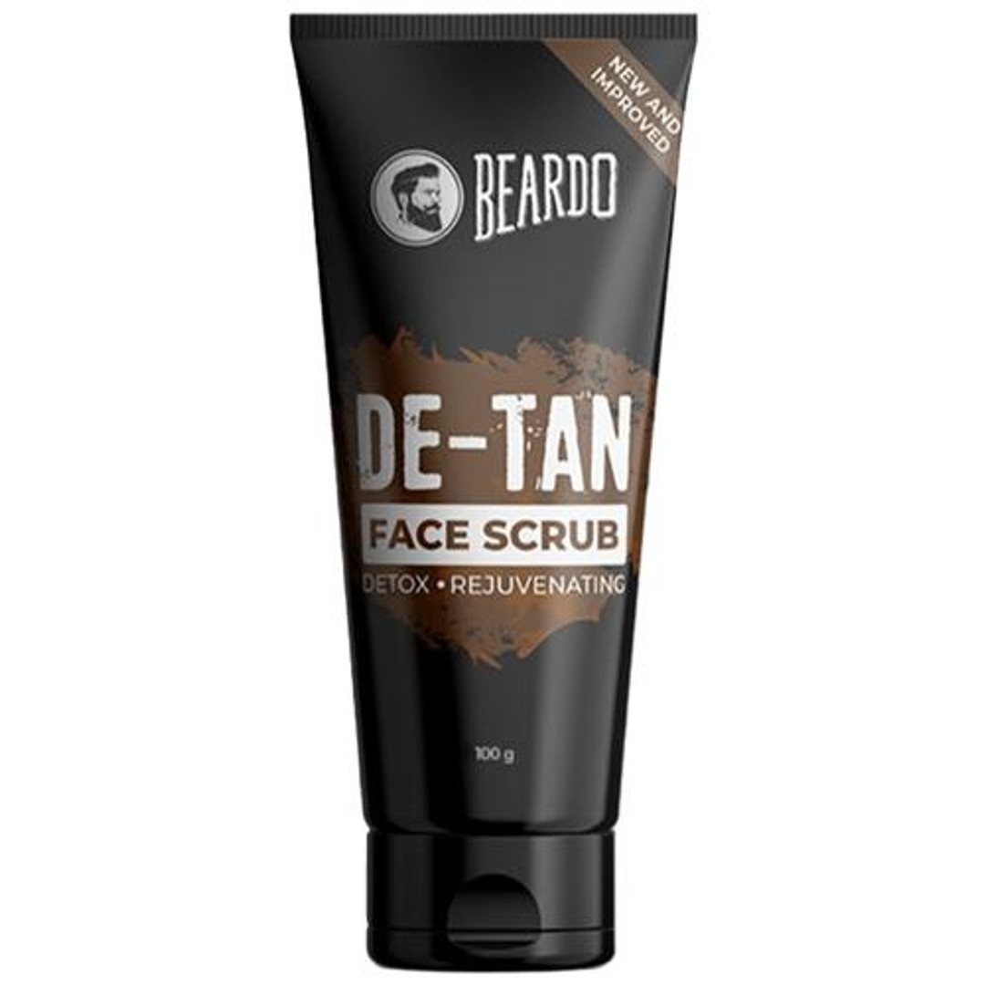 Buy Beardo DeTan Face Scrub - Rejuvenates Skin, Removes Tan & Dead ...