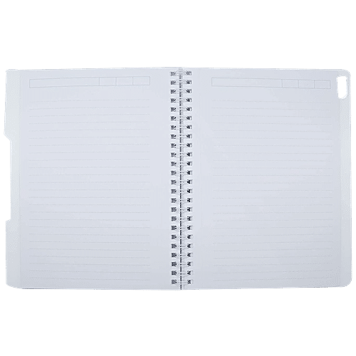 Buy Navneet HQ Wiro Bound Single Subject Notebook - Single Line, 160 ...