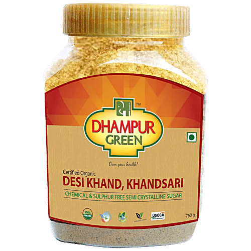 Buy Dhampur Green Desi Khand Khandsari Semi Crystalline Sugar ...