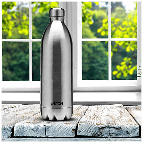 Buy Milton Thermosteel Water Bottle With Jacket - Stainless Steel