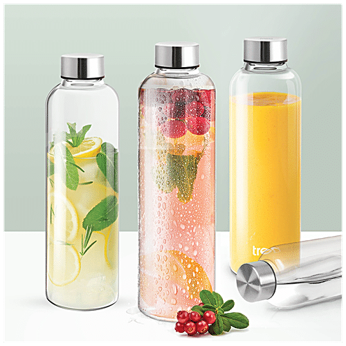 Buy Treo Clarion Borosilicate Glass Water Bottle - High Quality ...