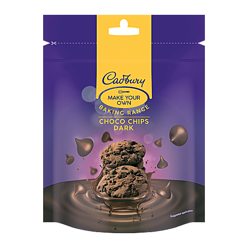 Buy Cadbury Baking Range - Choco Chips Dark, Delectable & Creamy Online ...