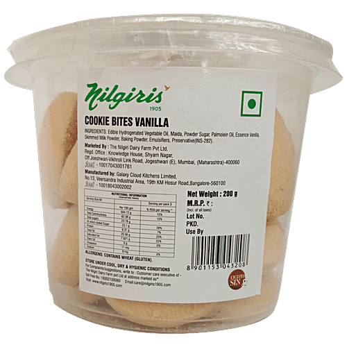 Buy NILGIRIS Eighth Sin Cookie Bites, Vanilla, Eggless, Soft