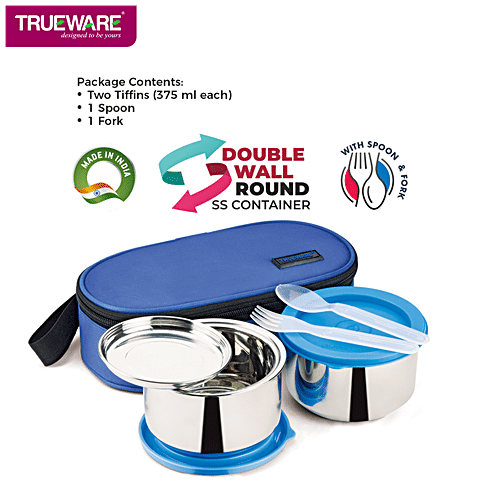 Trueware Bon Bon Insulated Lunch Box - Air Tight, Leak Proof, 300 ml