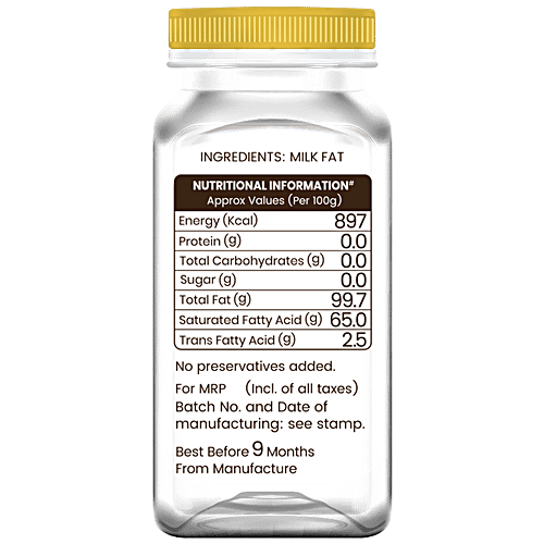 MilkLane Pure Desi Cow Ghee Aromatic Omega 3 6 Rich 500 ml