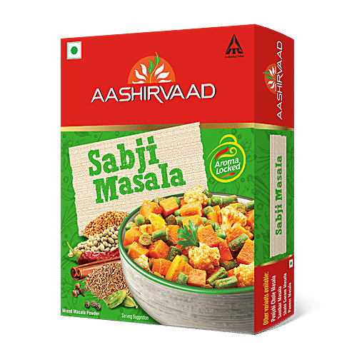 Buy Aashirvaad Sabji Masala - Ethnic Spice Blend With Authentic Taste ...