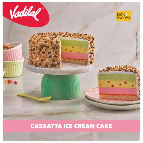 Buy VADILAL Ice Cream Cake - Cassata, 100% Eggless Dessert Online at Best Price of Rs 250 