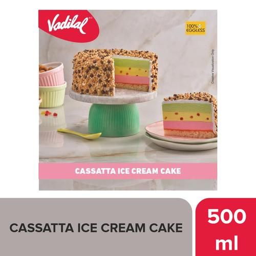Buy VADILAL Ice Cream Cake - Cassata, 100% Eggless Dessert Online at Best Price of Rs 250 
