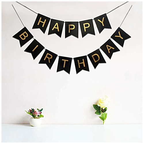 Buy Creative Space Happy Birthday Banner - For Indoor & Outdoor ...