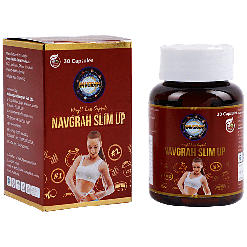 Buy Navgrah Slim Up Weight Loss Capsules - Herbal Extract, Boosts ...