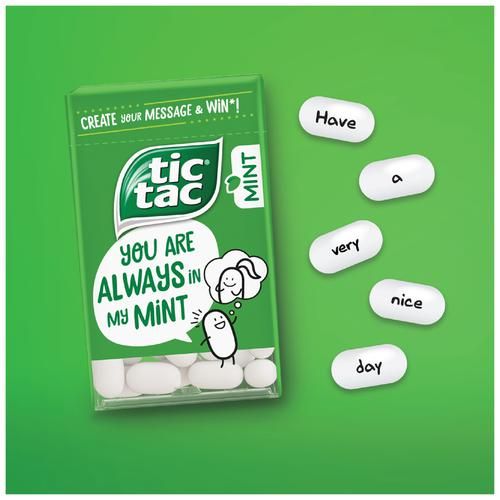 Buy Tic Tac Candy - Gentle Messages, Mint Online at Best Price of Rs 25 ...