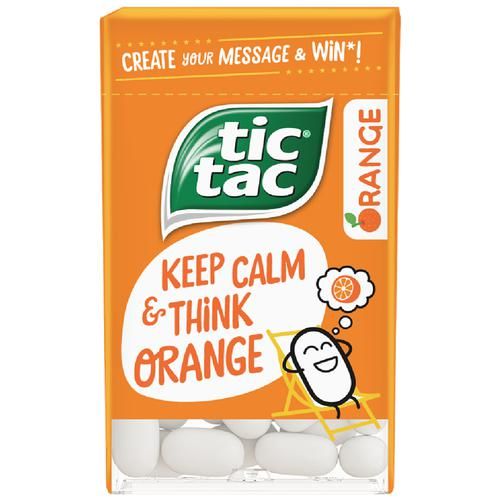Buy Tic Tac Candy - Gentle Messages, Orange Online at Best Price of Rs 25 -  bigbasket