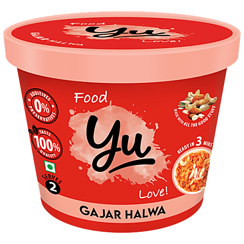 Buy Yu Gajar Halwa - Instant, Handcrafted, Ready-Made Indian Sweet ...