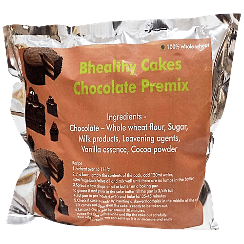 Buy BHealthy Chocolate Premix - Whole Wheat, Eggless, Healthy Snack ...