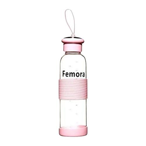 Buy Femora Borosilicate Glass Water Bottle Leak Proof Pink Online At Best Price Of Rs 399 9805