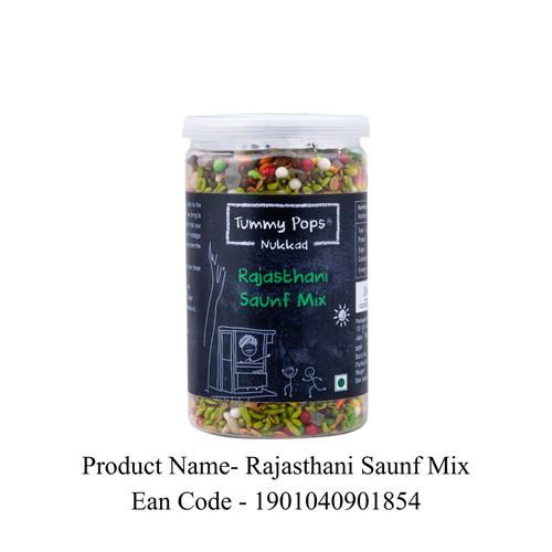Tummy Pops Mouth Freshener/ Mukhwas - Nukkad Rajasthani Saunf Mix, After Meal Digestive, 90 g  