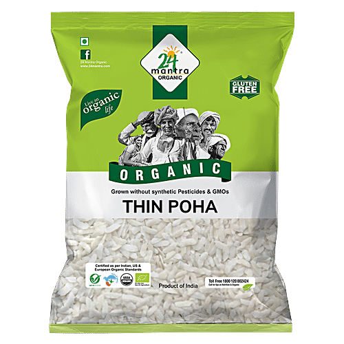 24 Mantra Organic White Poha