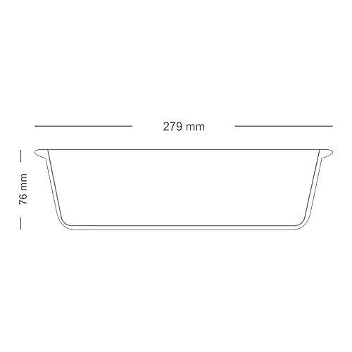 Buy Borosil Loaf Dish Borisilicate Glass - Clear, Rectangle, For Baking 