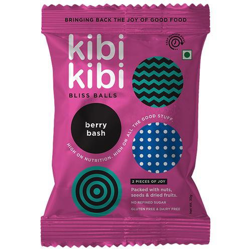 Buy Kibi Kibi Bliss Balls Nuts Seeds Dry Fruits No Added Sugar Gluten Free Berry Bash Online At Best Price Of Rs 60 Bigbasket