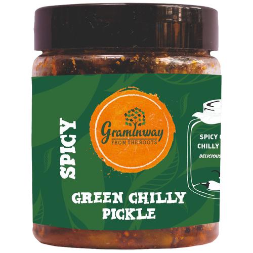 Buy Graminway Spicy Green Chilli Pickle - Improves Digestion, Rich In ...