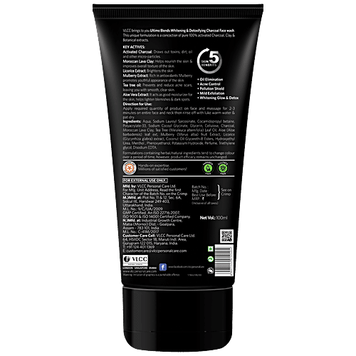 Buy VLCC Ultimo Blends Charcoal Face Wash - For Whitening & Detoxifying ...