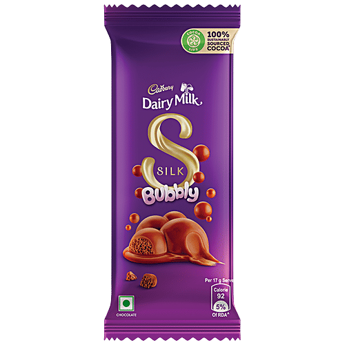 Buy Cadbury Dairy Milk Silk Dairy Milk Silk Bubbly Chocolate Bar Online ...