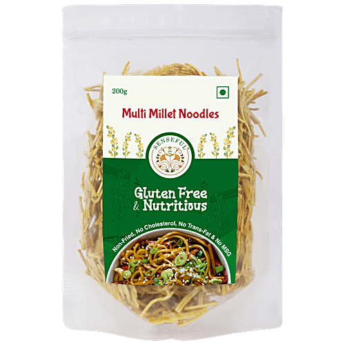 Buy Senseful Multi Millet Noodles - Gluten Free & Nutritious, Non-fried ...