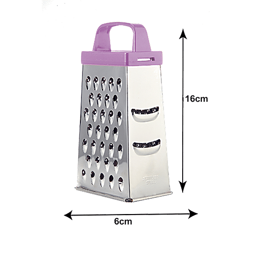 Buy Petals 4 Sided Rectangle Universal Kitchen Grater Slicer - 16 Cm ...