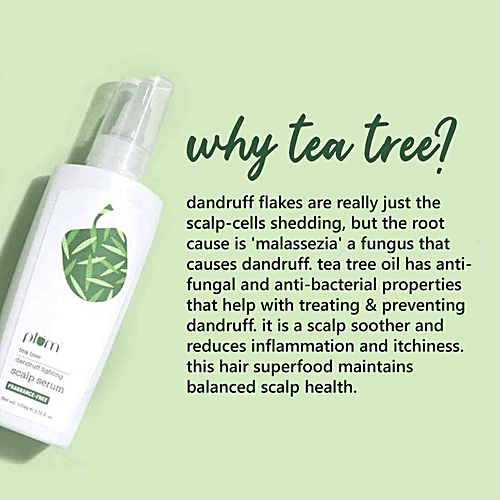 Buy Plum Tea Tree Dandruff Fighting Scalp Serum Fragrance Free