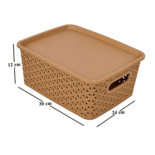 KUBER INDUSTRIES Plastic Plastic Trendy Shopping Storage Basket