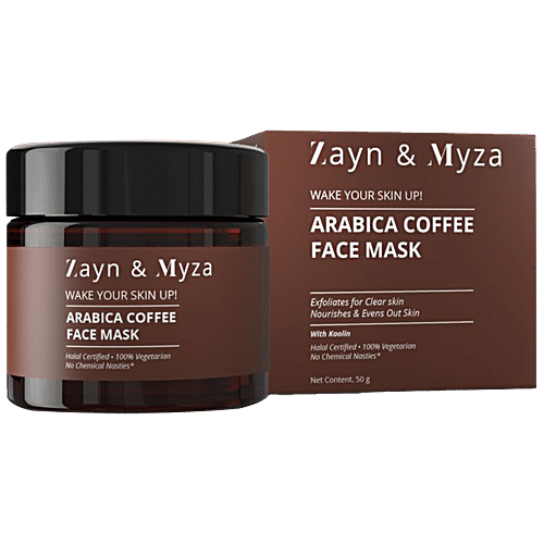 Buy ZM Zayn & Myza Arabica Coffee Face Mask - Exfoliation & Nourishment ...