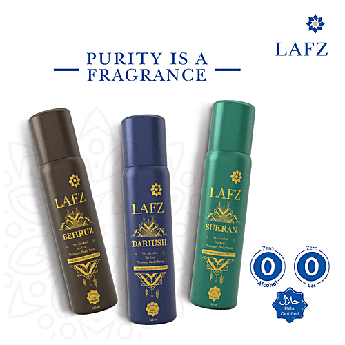 Buy LAFZ Dariush No Alcohol No Gas Premium Body Spray - For Men ...