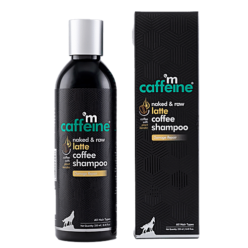 Buy Mcaffeine Naked Raw Latte Coffee Shampoo With Coconut Milk Damage Repair Provides Shine