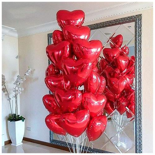 red heart balloon