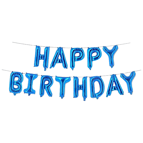 Buy Hankley Birthday Decoration Set - Foil Curtain, Banner