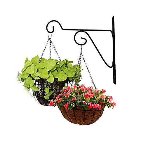 Buy Leafy Tales Plant Hanger Bracket - Metal, Wall Mounted, Holder For ...