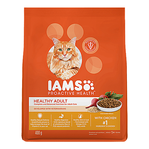 Buy IAMS Proactive Health - Healthy Adult, Dry Premium Cat Food With ...