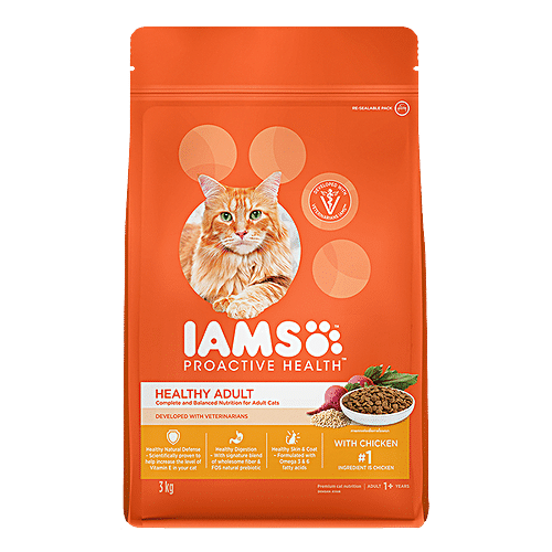 Buy IAMS Proactive Health - Healthy Adult, Dry Premium Cat Food With ...