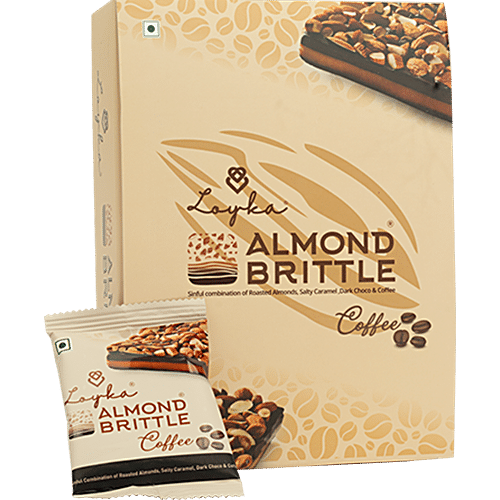 Buy Loyka Coffee Almond Brittle Chocolate - Salted Caramel Blend, Rich ...