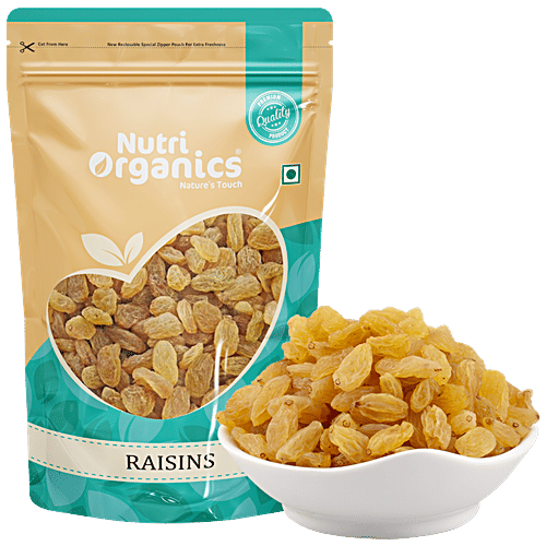 Buy Nutri Organics Raisins - Premium, Rich In Iron, Gluten-Free, No ...