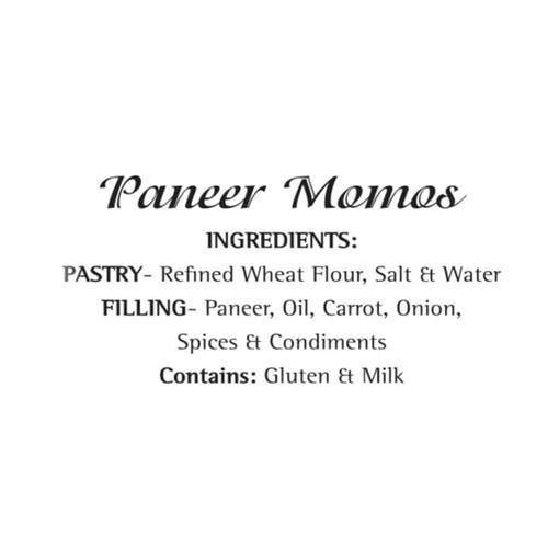 Tasty Fresh  Paneer Momos - Ready To Steam/Fry Dumplings, For Snacking Use, 500 g  