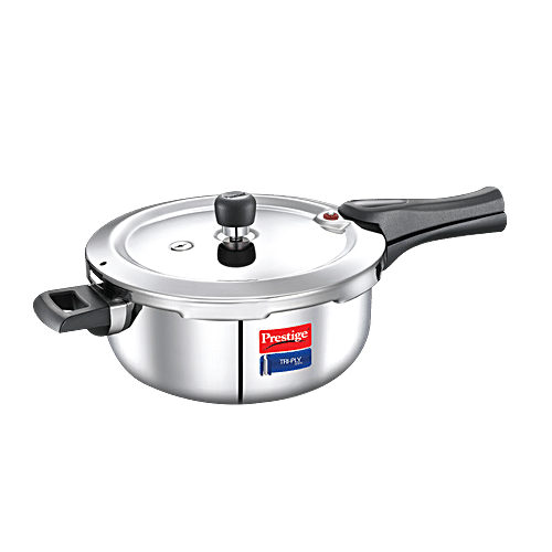 Buy Prestige Svachh Triply Outer Lid Pressure Cooker With Unique Deep Lid For Spillage Control Silver Online at Best Price of Rs 2587 bigbasket