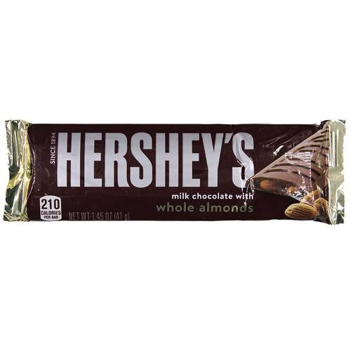 Buy Hershey's Milk Chocolate With Whole Almonds - Rich Flavour ...