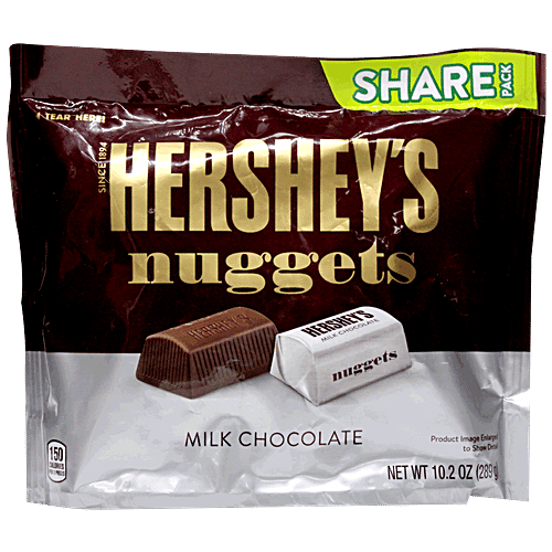 Buy Hershey's Nuggets Milk Chocolate - Creamy & Rich Flavour Online at ...