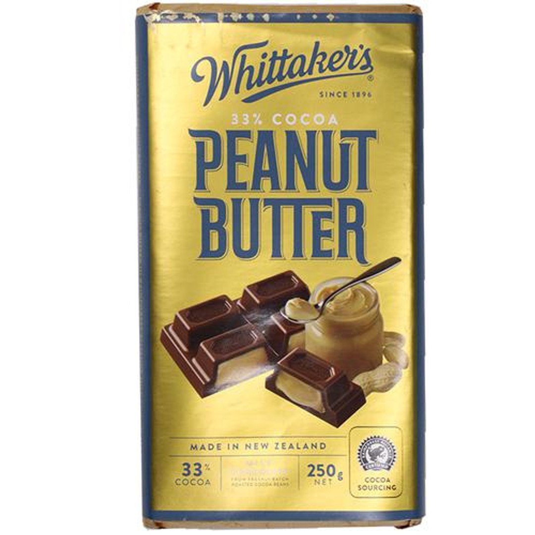 Buy WHITTAKERS Peanut Butter Chocolate Bar 33 Cocoa, Rich Flavour