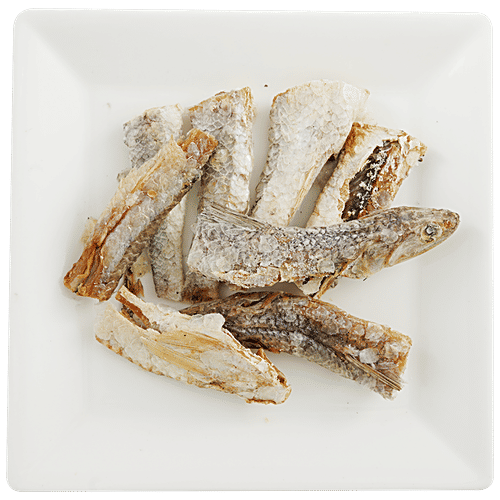 Buy Fresho Dry Fish - Bombay Duck, Cut & Clean, Protein Rich, For ...